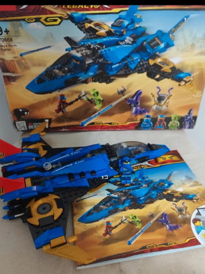 Lego Ninjago Jay Jet set like new with original figure, box and instructions