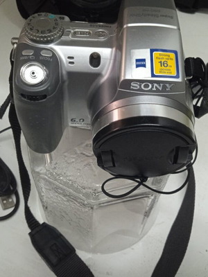Sony DSC-H2 6mpix camera used with telephoto lens