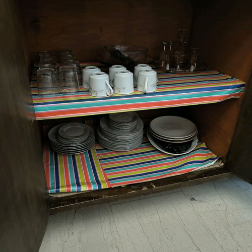 Buffet used four-door with shelves and drawers