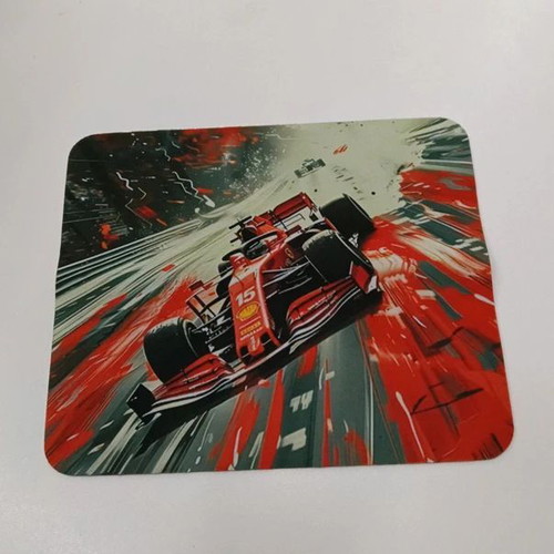 Formula 1 Ferrari mousepad, elastic waterproof rubber base