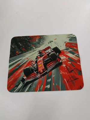 Formula 1 Ferrari mousepad, elastic waterproof rubber base