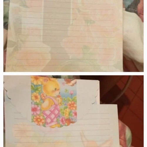 Letterwriting sets used, vintage envelopes included
