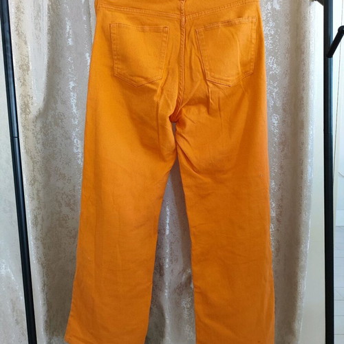 H&M Women's Elastic Jeans size 42 like new, orange