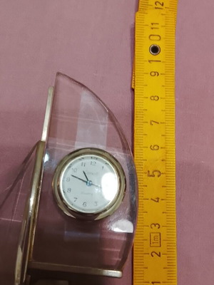 Sailboat crystal clock used