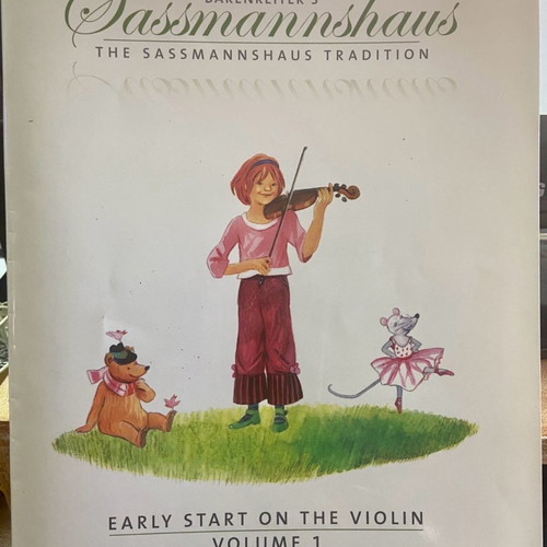 Violin learning books used for beginners volumes 1 and 2