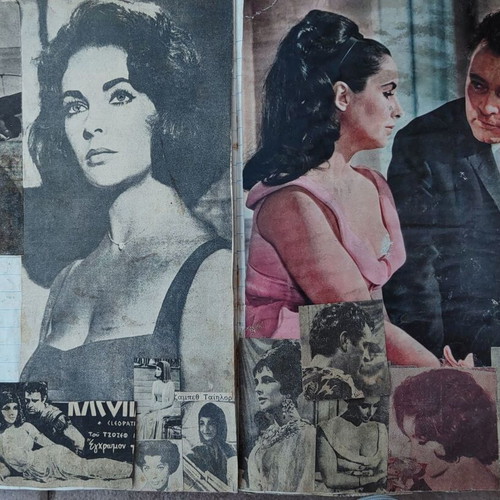 Album with actor photo clippings No2, 50 pages, 17x25cm