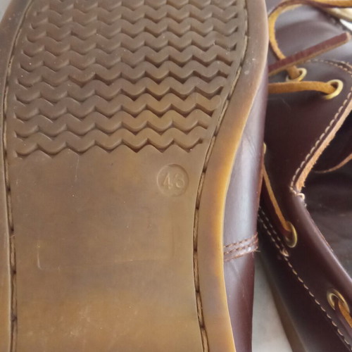 Leather sailing shoes used, very good condition