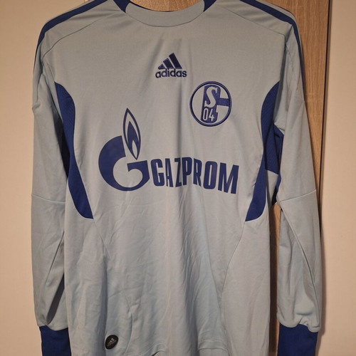 Schalke 04 goalkeeper soccer jersey Adidas used, size S