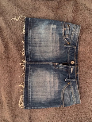 Mini Y2K jean skirt Mango blue like new