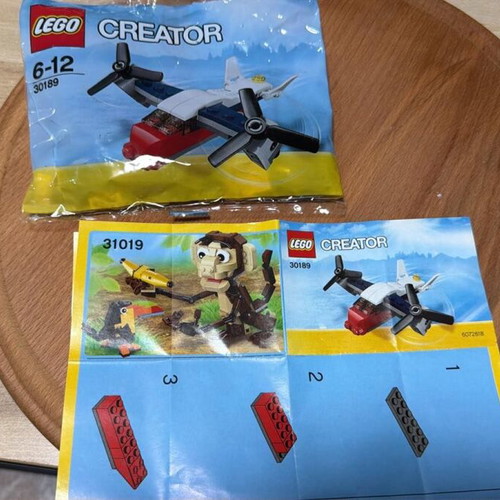 LEGO Creator Transport Plane 30189 like new, 49-piece set