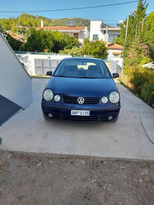 Volkswagen Polo 1,4 2003 μεταχειρισμένο, μπλε, καλή κατάσταση