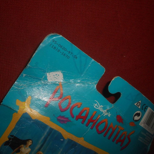 Pocahontas collectible figures 1994 Mattel used set