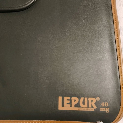 Leather briefcase used