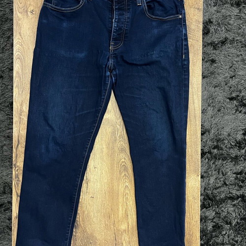Emporio Armani men's jeans n32 used, navy blue