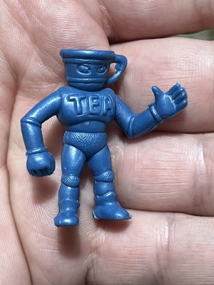 Blue alien figure like new, Greek