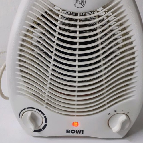 Floor fan heater used, 22x30 cm