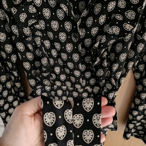 Desiree dress like new, size small, black and beige