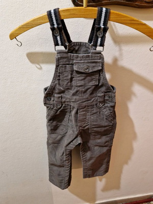 Zara Baby salopette 12-18 months like new, winter corduroy khaki
