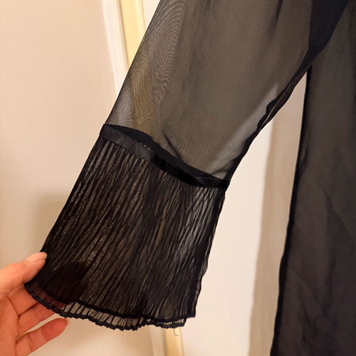 Regi Women's Nightgown Robe like new, size 46 (L), black