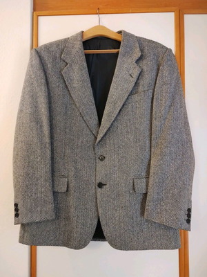 Lebole men's herringbone jacket L like new
