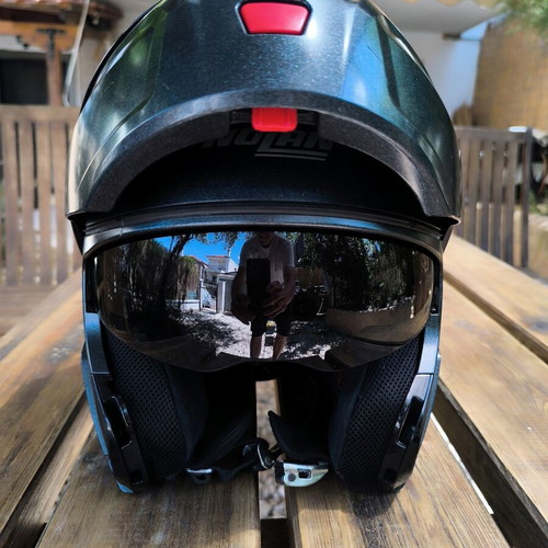 Nolan N90-3 Classic N-Com Modular Helmet like new, size L, black-graphite