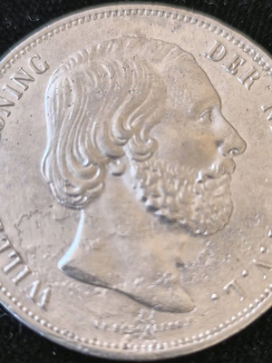 2.5 gulden 1870 silver used