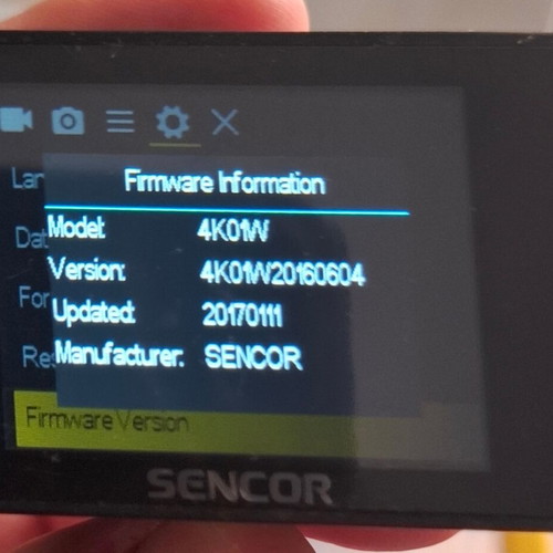 Sencor Action Camera 4K WiFi like new