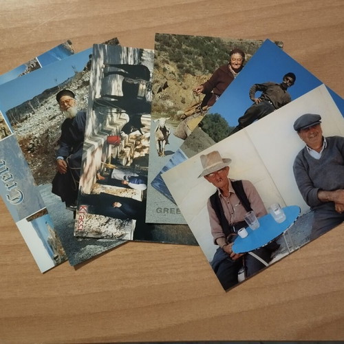 Postcards souvenir set of 6 from Crete like new