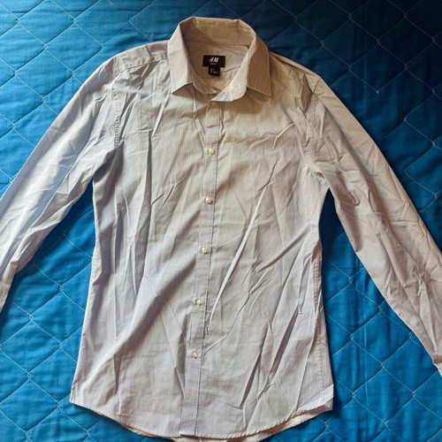 H&M Striped Blue Men's Shirt like new, size S