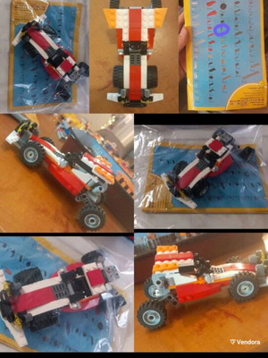 Lego Creator Mini Skyflyer used with Ben10 puzzle gift