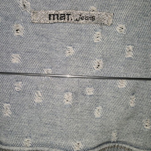 Τζην αμάνικο Mat Fashion σαν καινούργιο, μπλε