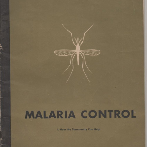Malaria Control booklet used, 1941 edition