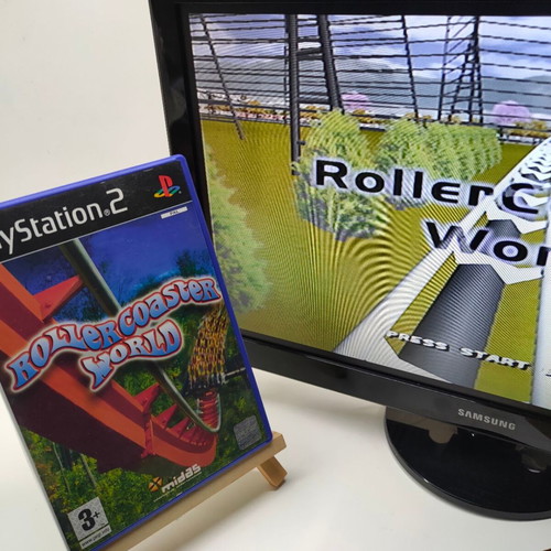 Rollercoaster World Playstation 2 PS2 used and functional