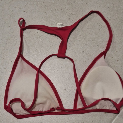 Racerback Bikini Set deep red, size Small, like new