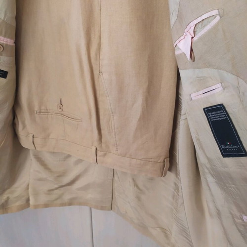 Bertolucci linen suit used, men's