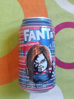 Fanta Chucky's Punch collectible can like new