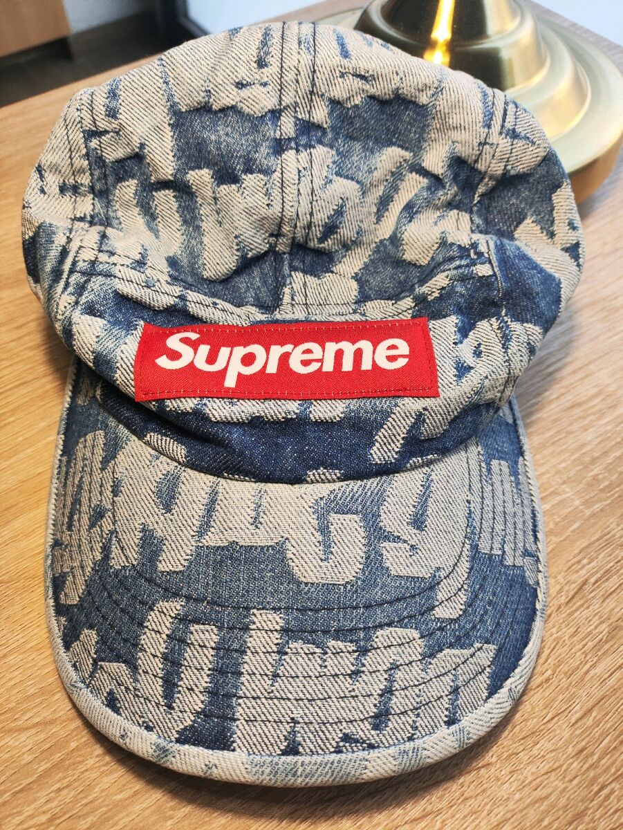 SUPREME FAT TIP JACQUARD DENIM CAMP CAP… - € 98,00 - Vendora.bg