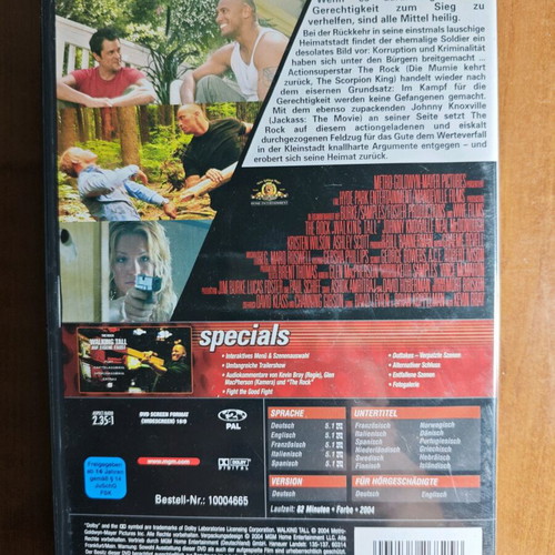 Walking Tall DVD like new without Greek subtitles