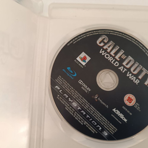 Call of Duty World at War PS3 game