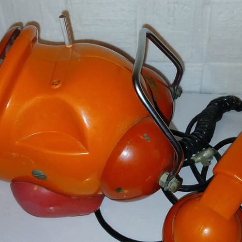 Vintage Bobo rotary dial telephone, 1970s