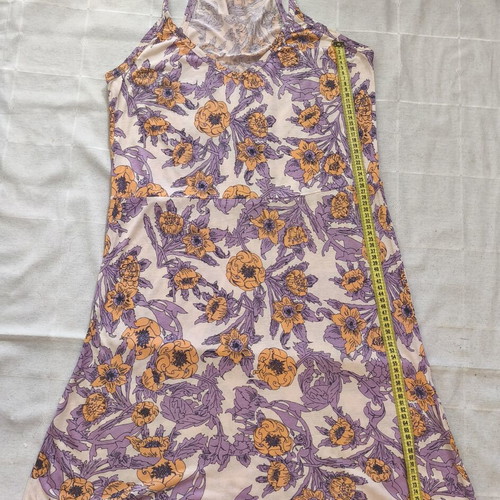 H&M Purple Floral Sleeveless Tank Top Dress, Size XS