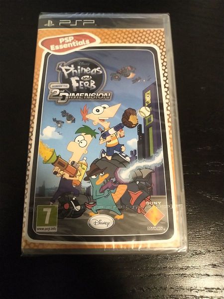  PHINEAS AND FERB ACCROSS THE 2ND DIMENSION   SONY PSP   kenourgio sfragismeno