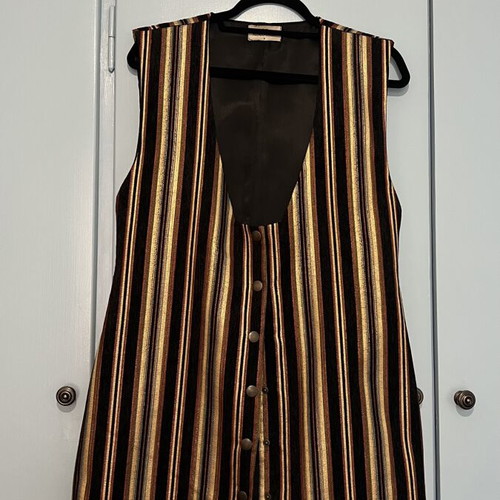 Nidodileda striped vest like new, multicolor, size M