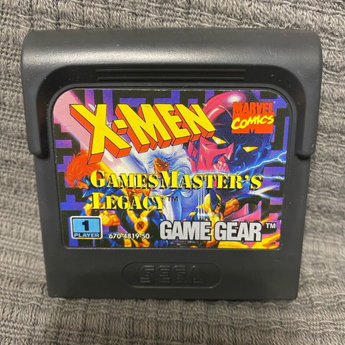 X-Men GamesMaster's Legacy Sega Game Gear game like new