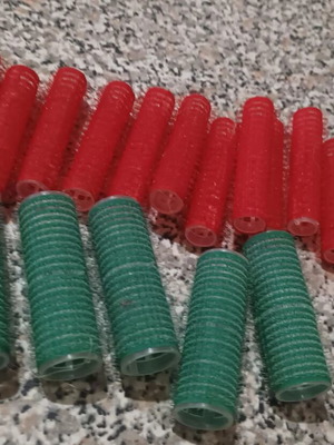 Hair rollers like new, set