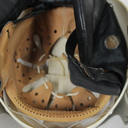 German police helmet used (riot control)