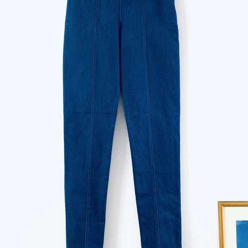 High-waisted pants Ioanna Kourbela new, blue, size S