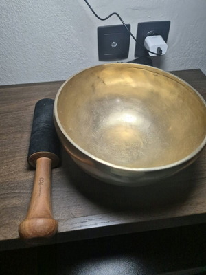 Θιβετιανό ηχογόνο μπολ μέσου προς μεγάλου μεγέθους 22εκ καινούργιο