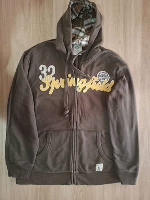 Springfield hoodie used, size XL, brown