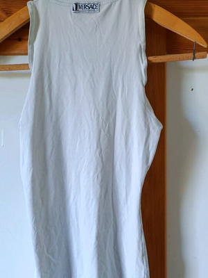Versace top used, soft light blue